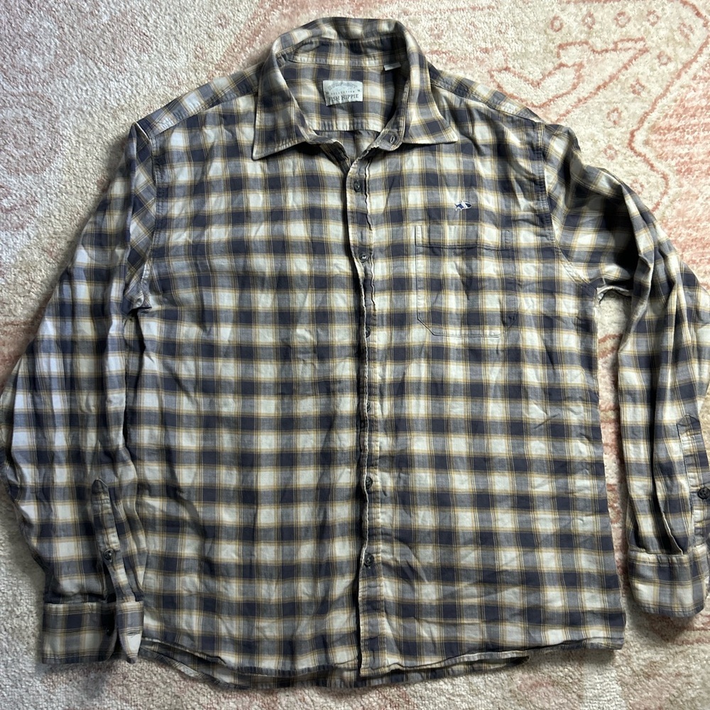 Fish Hippie Rumfront Plaid Button-Up Shirt